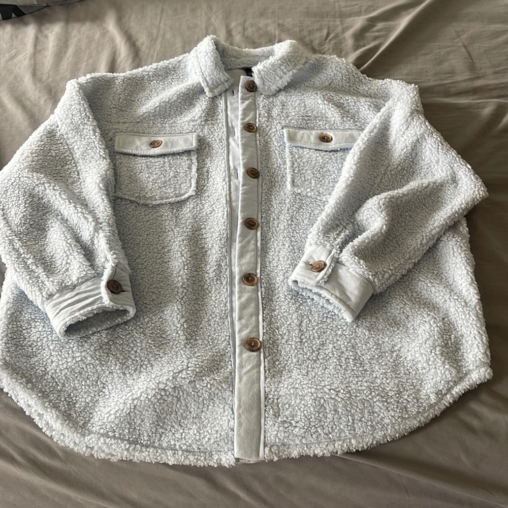 Wild Fable Teddy Shacket